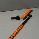 Telescopic Snow Brush Ice Scraper Combo, 2-in-1 Adjustable Length 26-36in & 360 Pivoting Head for Car Truck SUV, Christmas Auto Gifts