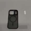 DOMAVER 3 in 1 for iPhone 17 Pro Case, [Omni-Directional Protection] with 1x Screen Protector + 1x Camera Cover, [Seamless Work with Magsafe] Shockproof Slim Thin Matte Case for iPhone 17 Pro Black