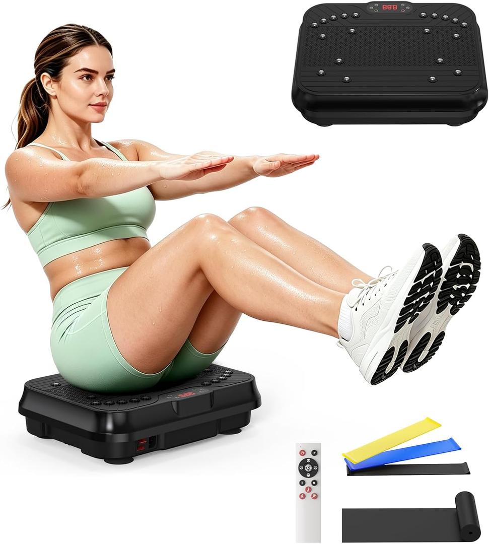 Vibration Plate Exercise Machine for Lymphatic Drainage and Weight Loss