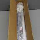 Regalo 50" Extra Wide Gray Expandable Mesh Gate, Pressure Mounted, Includes Rubber Bumpers to Protect Walls, Gray