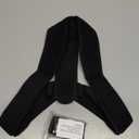 Posture Corrector for Women & Men, Adjustable Back Brace, Upper Spine Support, Hunchback Straightener, Back, Lumbar, Shoulder, Neck and Clavicle Pain Relief Support (1, Black)