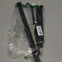 2 Pack Spring Tension Curtain Rods 28-48 Inches, Black Spring Loaded Curtain Rods,Adjustable Small Tension Rod for Windows, Kitchen, Doorway, Bathroom, Cupboard Bars