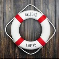Welcome Aboard Nautical Life Ring Lifebuoy Boat Wall Hanging Home Decor 14~35CM