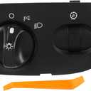 No.YL3Z11654DAA/YL3Z11654DAB/YL3Z11654DAC/YL3Z11654DAD Headlight Switch with Removal Tool for Ford F-150 2000-2003 for Ford F-150 Heritage Headlamp Dimmer Switch Black