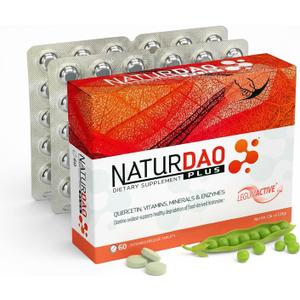 NATURDAO PLUS® DAO Enzyme Histamine Blocker, 60 Extended Release Tablets