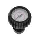 Inflatable Boat Pressure Gauge, PVC Kayak Pump Pressure Tester, 0-25 PSI Air Gauge for Surfboard, Paddle Board, and Kayak, Black