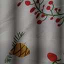 Joyreap 3pcs Christmas Duvet Cover Set Queen, Xmas Wreaths and Santa Claus Design Comforter Cover Set, Includes 1 Duvet Cover and 2 Pillow Shams (Queen- 90"x90")