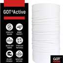 GOT Sports Lightweight Neck Gaiter for Men Women - Breathable Face Cover Sun Protection, Fishing, Hiking, Running & Cycling (White)