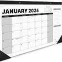 Desk Calendar 2025-2026 with Desk Mat – 22" x 17" Large Desk Pad Calendar Runs From, Office Supplies Desktop Monthly Calendar for Home & Office