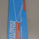 iClever BK10 Bluetooth Keyboard, Universal Bluetooth 5.1 Wireless Keyboard with Number Pad, Ergonomic Design, Multi-Device Compatibility, Stable Connection for Mac, iPad, iPhone, Android, Windows (silver)