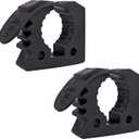 Quick Grip Rubber Clamp for Tools Equipment Mounting, Tool Holder for 1-1/7" to 1-3/7" Diameter Objects Molle Panel UTV Off Road Accessories, Roof Rack Shovel Mounting Kit(2 Pack)