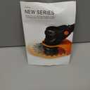 Electric Lawn Mower, 21V 2000mAh Batteries Supply Rechargeable D-Shaped Handle 2 Wheel Electric Lawn Mower 3 in 1 Brush Cutter Cordless Grass Trimmer (Black)