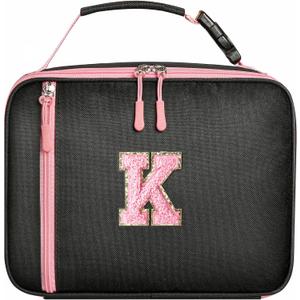 Insulated Lunch Box for Women, Adult Meal Container (Pink, K)