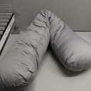 Weighted Body Pillow 6.5lbs - Weighted Pillow for Deeper Sleep (41" x 10") - Cooling Body Pillows for Adults, Full Body Pillow for Sleeping, Side Sleeper Body Pillow with Cover