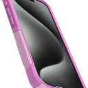 OtterBox iPhone 15 Pro (Only) Commuter Series Case - Run Wildflower (Pink), Slim & Tough, Pocket-Friendly, with Port Protection
