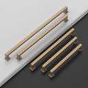 3818 10 Pack 6.3inch(160MM) Champagne Bronze Cabinet Pulls,Champagne Gold for Kitchen Cabinet Handles,Kitchen Handle for Cabinets Cupboard Handles Drawer Pulls