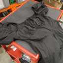 Black Fit And Flare Dress Sleeve Shirred L