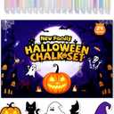 NewFamily Dustless Chalk Set, 24 Colors, Non-Toxic Washable, Fantasy Gift with Magnetic Boards