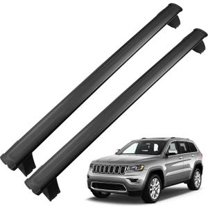 Roof Rack Cross Bars Luggage Carrier Compatible with Jeep Grand Cherokee 2011-2021, Maximum Load 200 lbs/90 kg, Suitable for roof Bags, roof Boxes, Bike Carriers, and Much More.