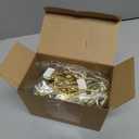 Hotop 20 Pieces Boot Hanger Clips for Closet, Laundry Hanging Hooks Heavy Duty Clips Boot Holder Portable Single Hooks Space Saving for Pants Jeans Clothes Hats Tall Towels (Gold)