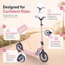 Scooter for Kids Ages 6-12, Foldable Kick Scooter with 8-Inch Wheels