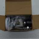 Sumnacon Magnetic Door Stopper, Heavy Duty Stainless Steel Door Stop Holder Come with 4 Pcs 3M Double-Sided Adhesive Tape & Hardware Screws,Install with Adhesive Tape Or Screws On Floor Wall (Black)