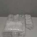 150ml/5oz Clear Dessert Cups with Lids and Spoons, 50 Pcs Reusable Square Dessert Cups, Mini Transparent Appetizers Serving Bowl for Desserts Mousses, Puddings, Party