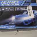 Fit for Chevrolet 2013-2022 Colorado Light Bulbs, High/Low Beam Light Bulbs Combo, 800% Brightness CSP Chips, 6000K White, Efficient Heat Dissipation, Pack of 4