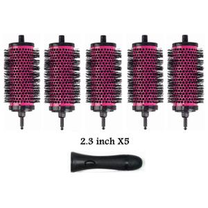 LIGICKY Blowout Brush Set with 2.3 Detachable Barrels Round Brushes Hair Styling Tool, 1 Handle 5 Barrels, Large