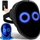 Gootus Face Transforming LED Mask with App Controlled - Halloween Costumes for Kids, Light Up Mask with Gesture Sensing, Boys Toys Gifts for Birthday Costume Christmas