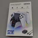 P5 Controller Charger with Fast Charging AC Adapter, P5 Controller Charging Station Stand for PlayStation 5, Docking Station Replacement for P 5 Accessories Kits, White