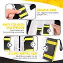 Collectible Trading Card Binder, 400 Pockets Card Holder with 50 Removable Sleeves, Portable Collection Binder Album Book Case Storage, Zipper Card Protective Sleeves for TCG, Sports Card (Advanced Black)