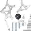Driver Side Alternator/Power Steering Pump Bracket Compatible with Chevy Silverado GMC Sierra Yukon Tahoe Express Suburban 1500 2500 3500 1999-2014