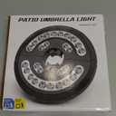 Eletorot Patio Umbrella Lights-Rechargeable Outdoor Lights for Patio Decor, Patio Table Lights Pole Light 28 LED 3 Lighting Modes, Patio Lighting Pool Accessories, Patio Backyard Decor