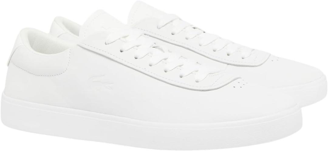 Lacoste Men's Baseshot Evo Sneakers (10.5, White)