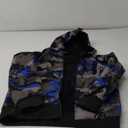 OHSNMAKSL Boys Fleece Jacket Kids Winter coat Girls Sherpa Lined Zip Up Hoodie Warm Sweatshirt School Hooded Outerwear (10-12, Blue Camouflage)