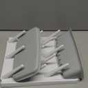 Ubbi Vertical Baby Bottle Drying Rack, Space Saving Countertop Drying Rack Baby Accessory, Gray