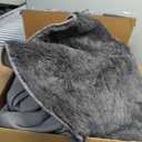 Grey Fluffy Rugs for Bedroom Rug Shag Rug for Kids Room Furry Carpet Modern Living Room Rug Soft Shaggy Boys Rug Fuzzy Throw Rugs for Home Decor Aesthetic, Dorm Nursery Gray