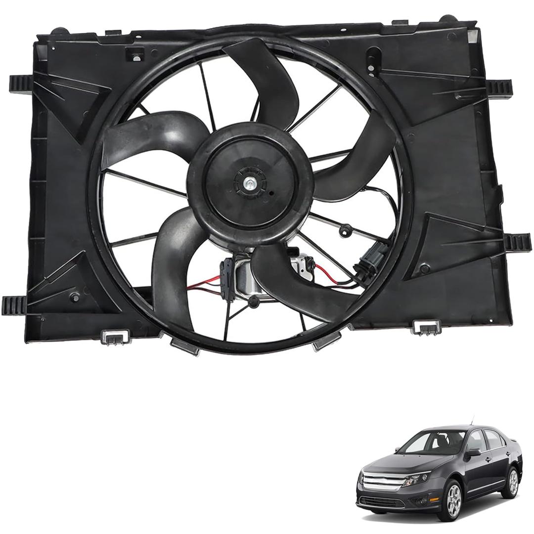 Munirater Engine Radiator Cooling Fan Assembly Replacement for 2010-2012 Fusion MKZ Milan Base 622430 621-445 BE5Z8C607A FO3115183