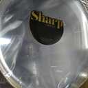 bUCLA 120PCS Clear and Gold Plastic Plates - Clear Disposable With Gold Rim, Ideal for Party & Thanksgiving