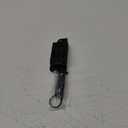 Eafengrow EF152 Fixed Blade Knife K110 Steel Blade G10 Handle Full Tang EDC Tool Knife for Outdoor Working Camping Hiking (black)