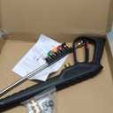 Pressure Washer Gun 3600 PSI with Extension Wand, Nozzle Holder & 5 Spray Tips, M22-14mm Fitting, Replacement for Ryobi, Karcher, Honda, Greenworks, Briggs & Stratton, Gas Power Washer (Black)