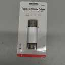 USB C Flash Drive Type C, VICFUN USB Memory Stick 128GB USB 3.0 and USB C OTG 2 in 1 128GB USB Stick Thumb Drive for USB-C Device Smartphones,Compter (Silver)