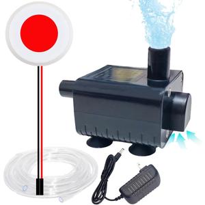 Upgraded Small Submersible Pump with Water Level Sensor, 6.5ft Lift, Condensate Pumps with Overflow Alarm, 12V Condensate Pump For HVAC/Dehumidifier/Ice Maker/Air Cooler/Air Conditioner, Auto Shut Off