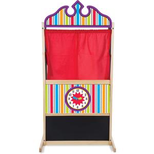 Melissa & Doug Deluxe Puppet Theater - Sturdy Wooden Construction, Age 6+, 47.0 X 14.5 X 3.15