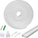 Silicone LED Channel System, NEON Tube for 10mm DIY LED Rope Light Strip, Aluminum Profile New Substitutes, Waterproof IP67,13x5mm 16.4FT/5M Suit for Indoor Outdoor Flexible LED Light Strip Lighting (05x13 Clear surface)