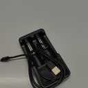 Intelligent Charger, Snado LCD Display Universal Smart Charger for Rechargeable Batteries Li-ion Batteries 18650 18490 18350 17670 17500 16340 14500, Ni-MH/Ni-Cd A AA AAA Battery (2 Slots)