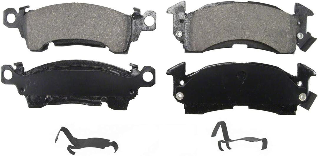 Wagner QS ZD52 Disc Brake Pad Set, Chamfered Edges for Smooth, Quiet Stops, Fits 1969 Chevrolet Camaro, 19851986 Chevrolet C10