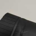 Silicone Sink Edge Protectors - Multifunction Accessories, Splash Guard & Draining Mat for Kitchen, Bathroom Sink, Steel, Granite, Quartz Countertops (Black, 4 * 24in)