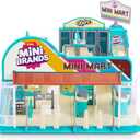 Mini Brands Retro Mini Mart with 5 Minis,Playset, by ZURU Real Miniature Collectible Store for Kids, Role Play, and Display, 1:56.7